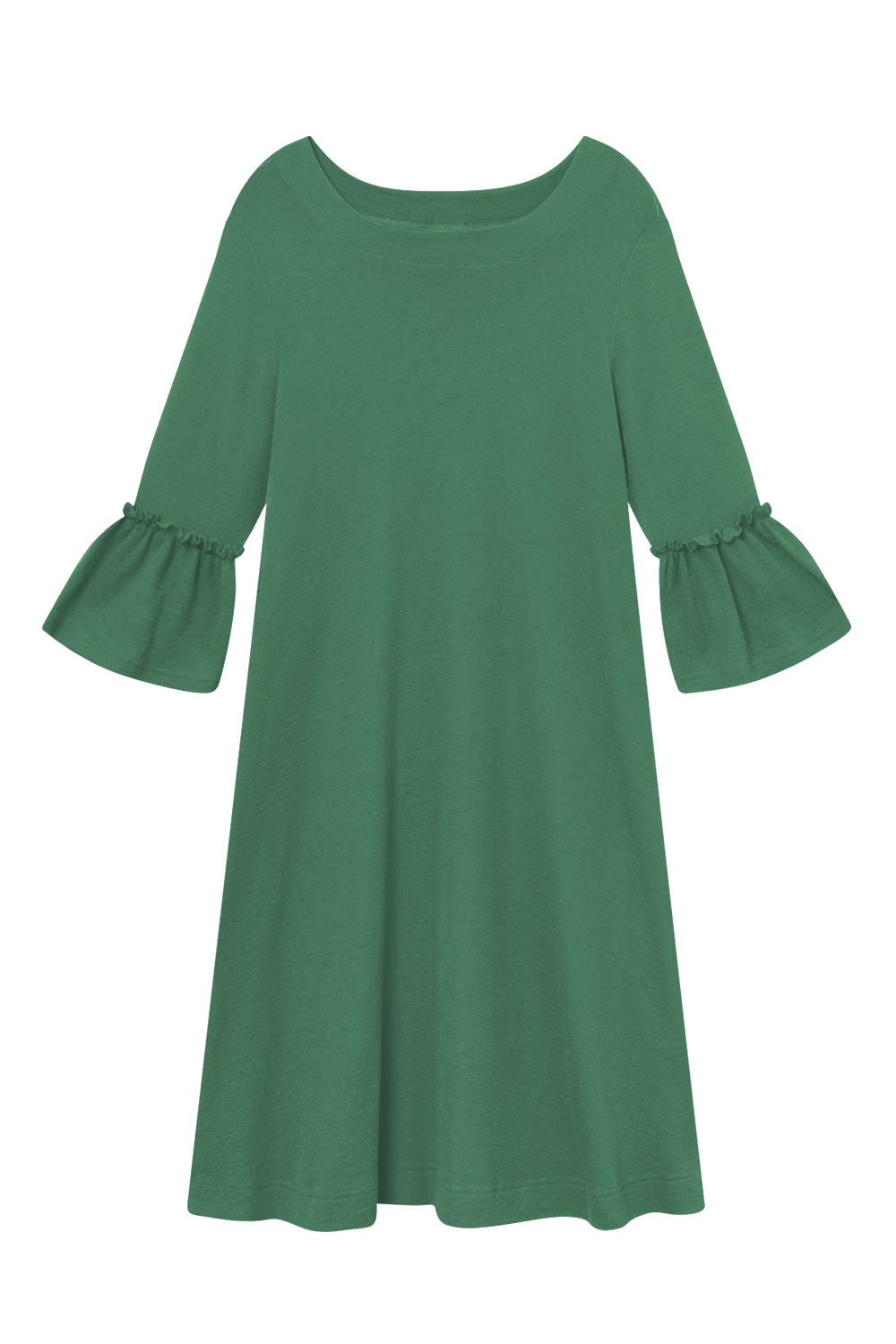 By Basics Trumpet Cuff Dress Granite Green
