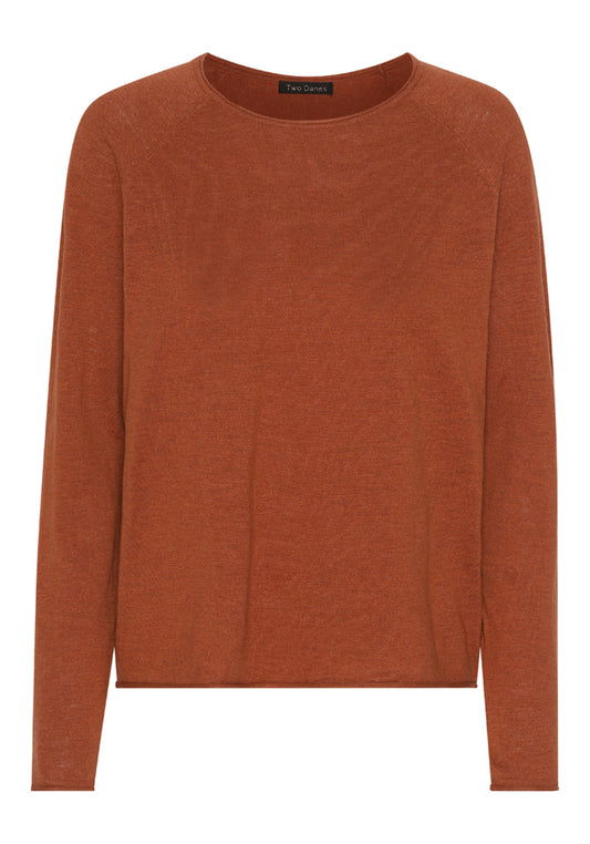 Two Danes Annika Jumper Terracotta