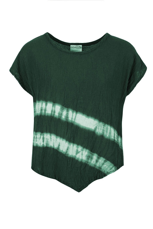 OneLife Grace Top Junipe Tie Dye Green