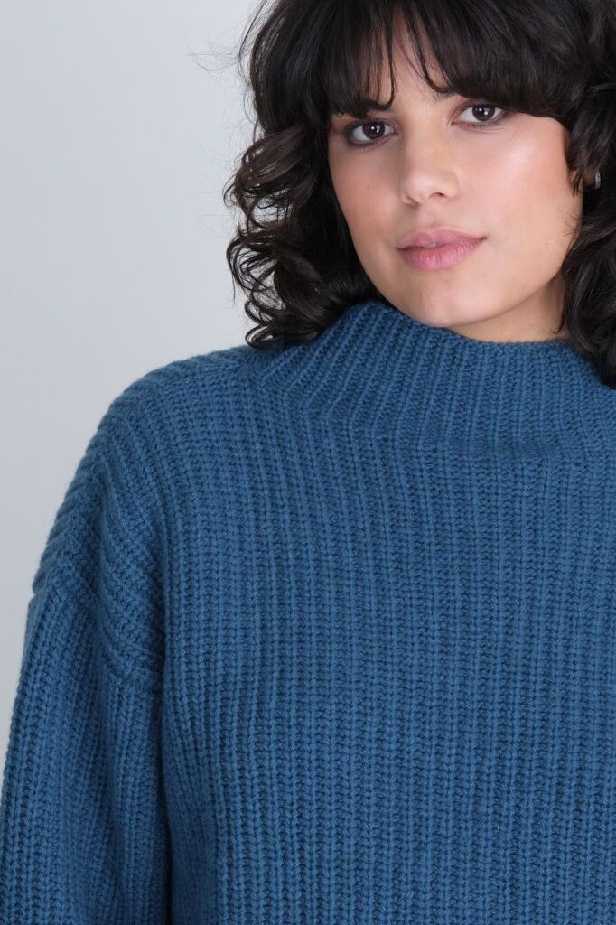 Bibico Matilda Ribbed Jumper Peacock 