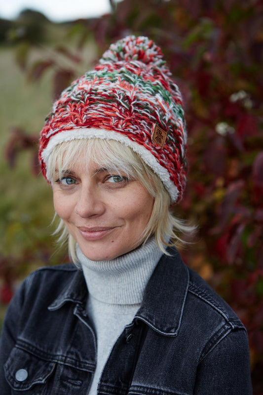 Pachamama Utrecht Bobble Beanie Earth