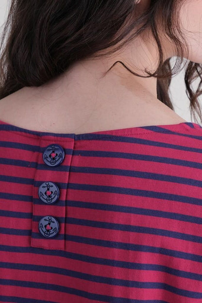 Bibico Classic Sailor Top Bouganville