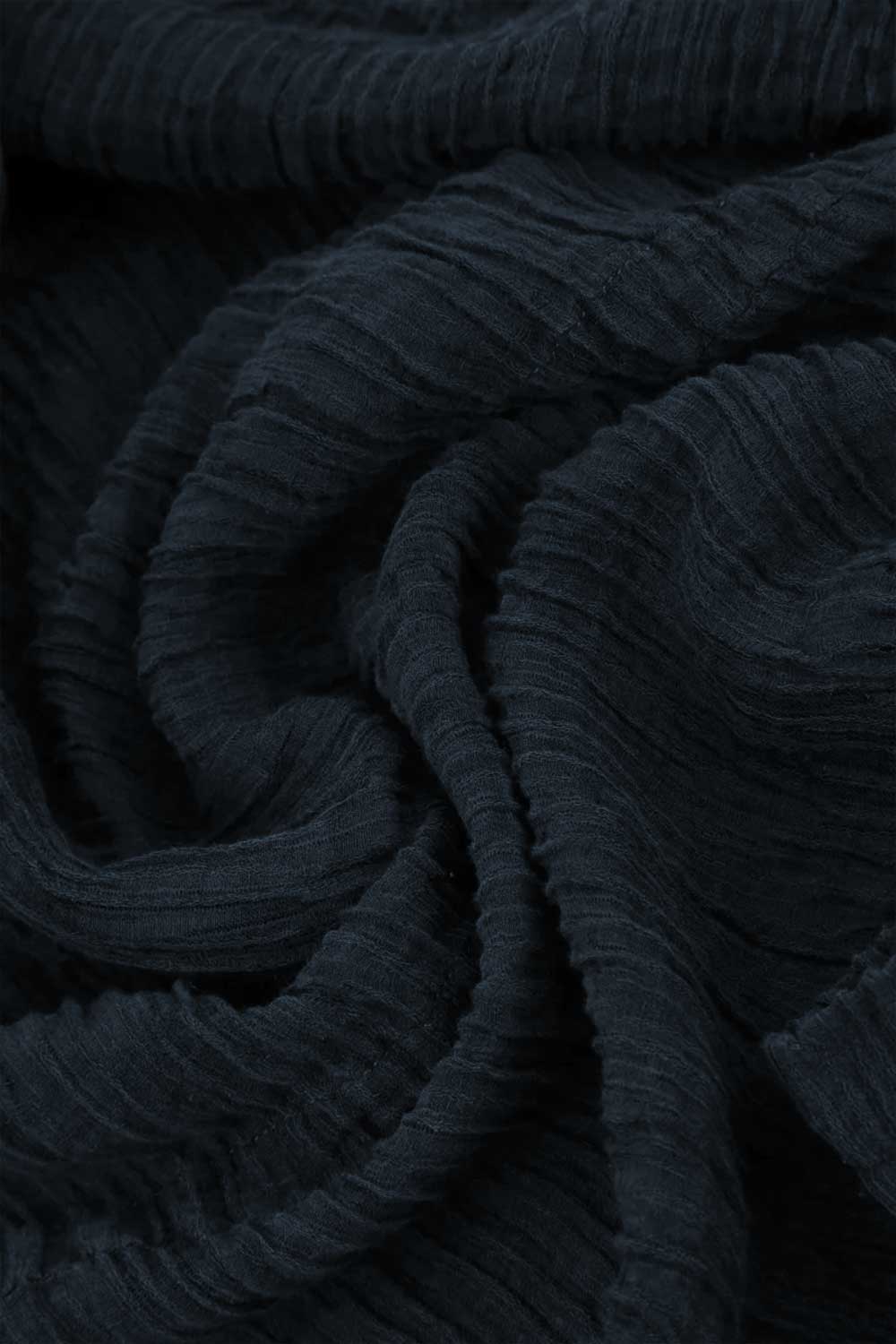V-Neck Crinkled Silk 91289/7 Dress
