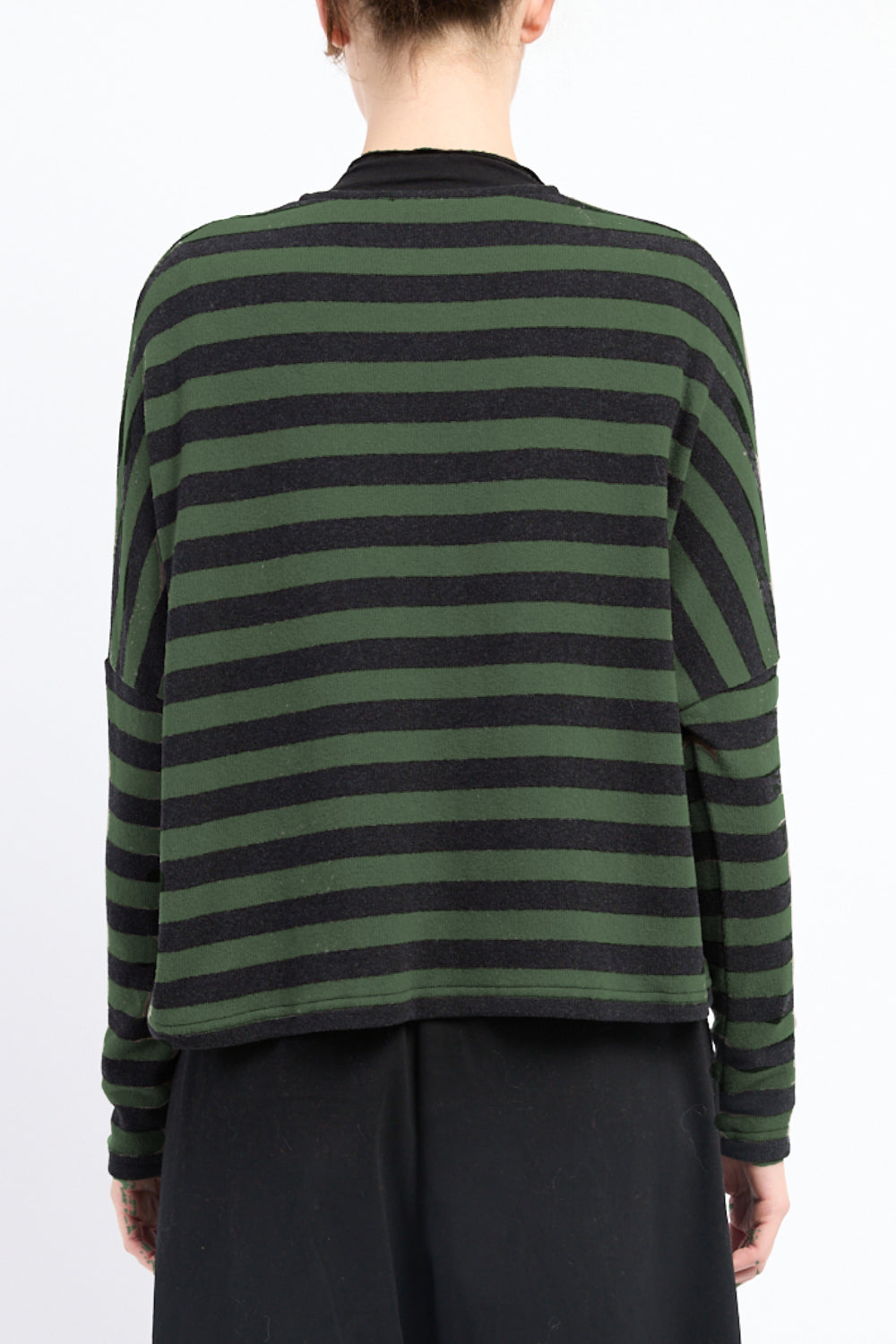 V-Neck Stripe Cardigan