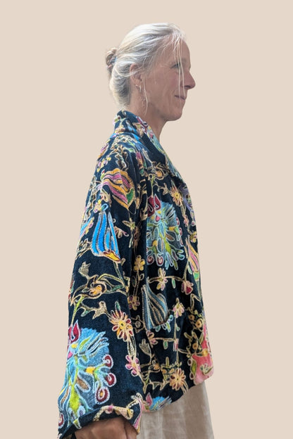 Cotton Velvet Fantasy Salome Jacket
