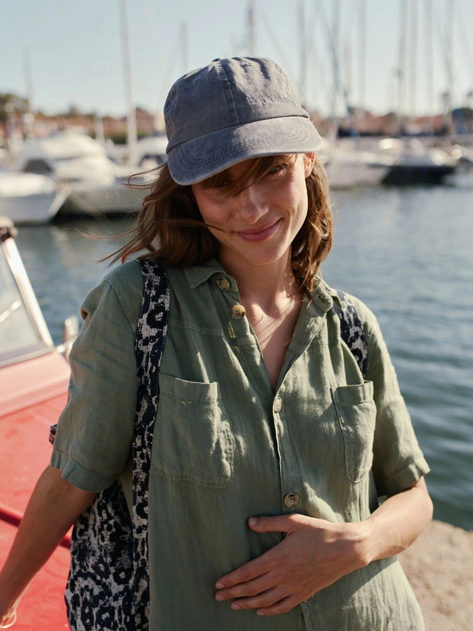Indi & Cold Basilico Linen Dress 