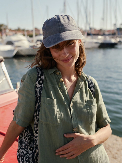 Indi & Cold Basilico Linen Dress 