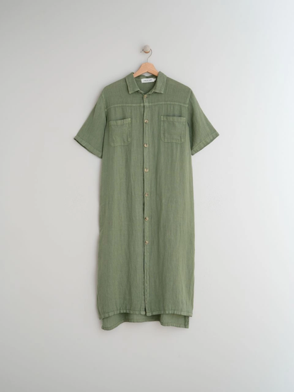Indi & Cold Basilico Linen Dress 