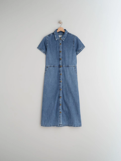 Indi & Cold Denim Shirt Dress 