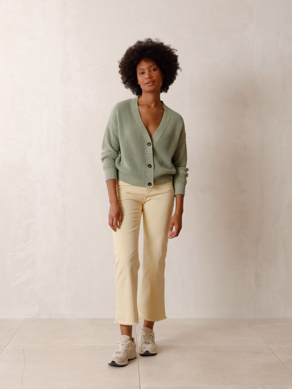 Indi & Cold Men's Style Cardigan Mint