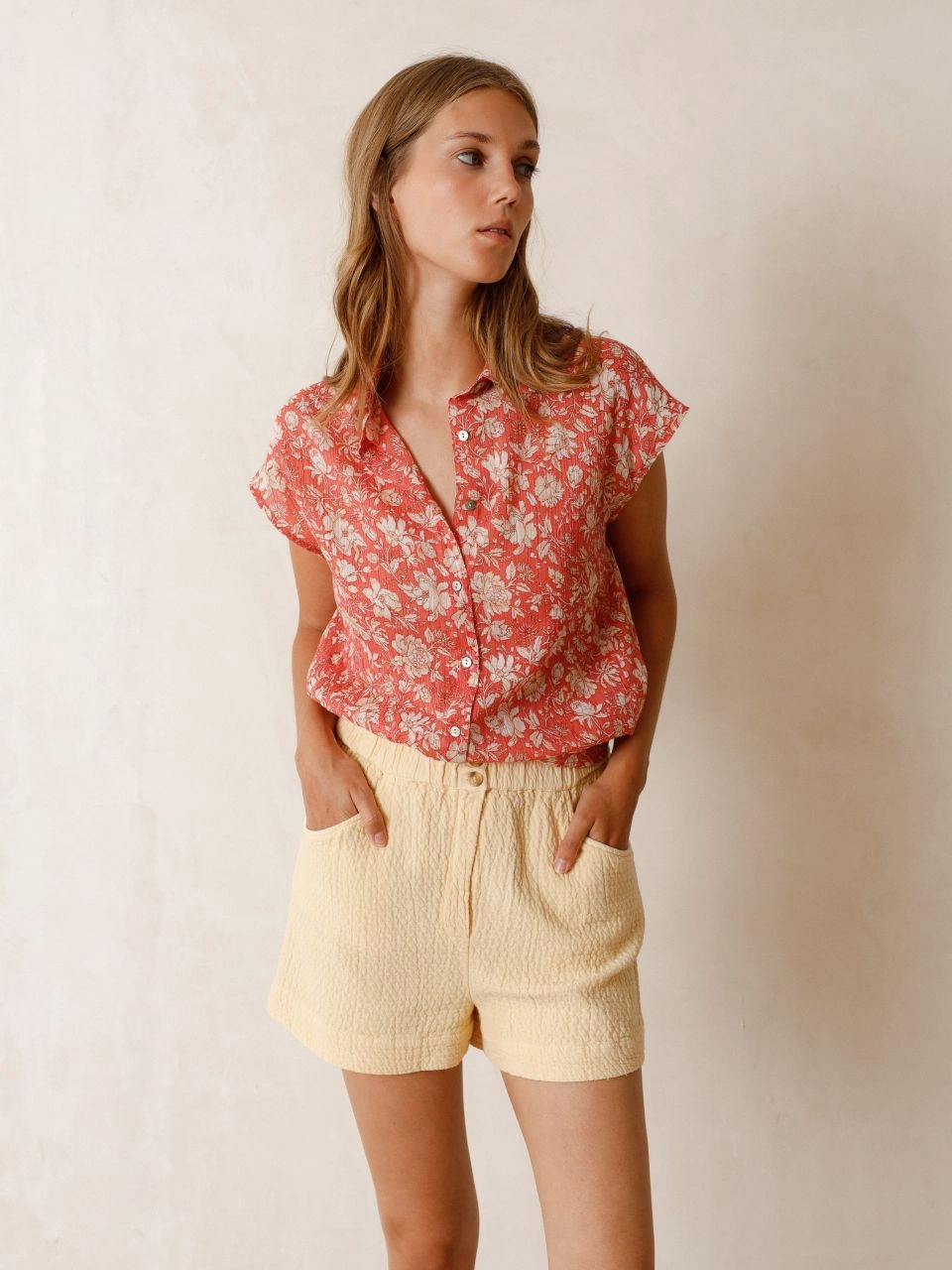 Indi & Cold Acid Pink Blouse Acid Pink