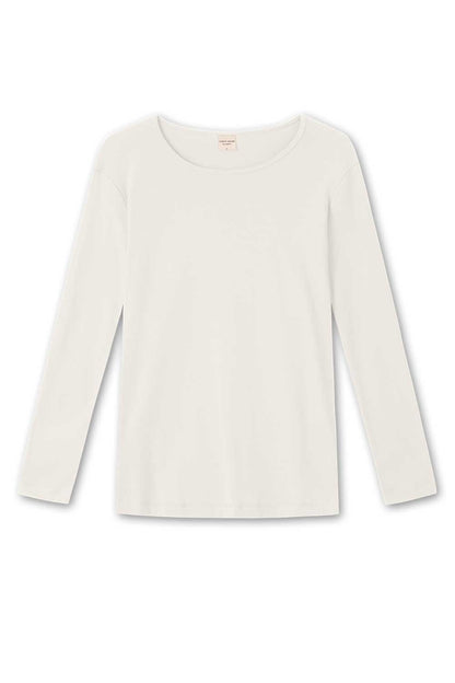 Long Sleeve Round Neck Cotton Top