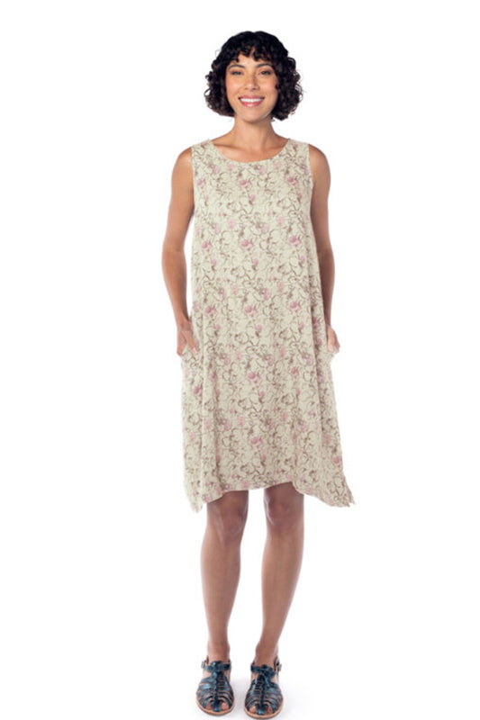 Cut Loose Easy Shorter Tank Dress White White
