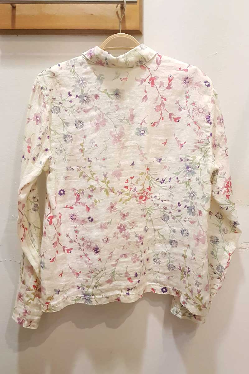 Cut Loose Aline Shirt Spring Bouquet Lemonade