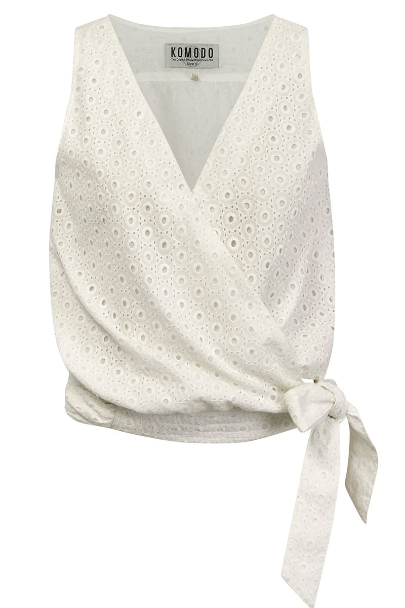 Komodo Kiki Cotton Top Off White White