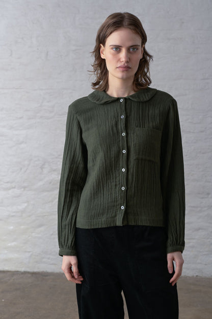 Jolene Pinstripe Casual Shirt