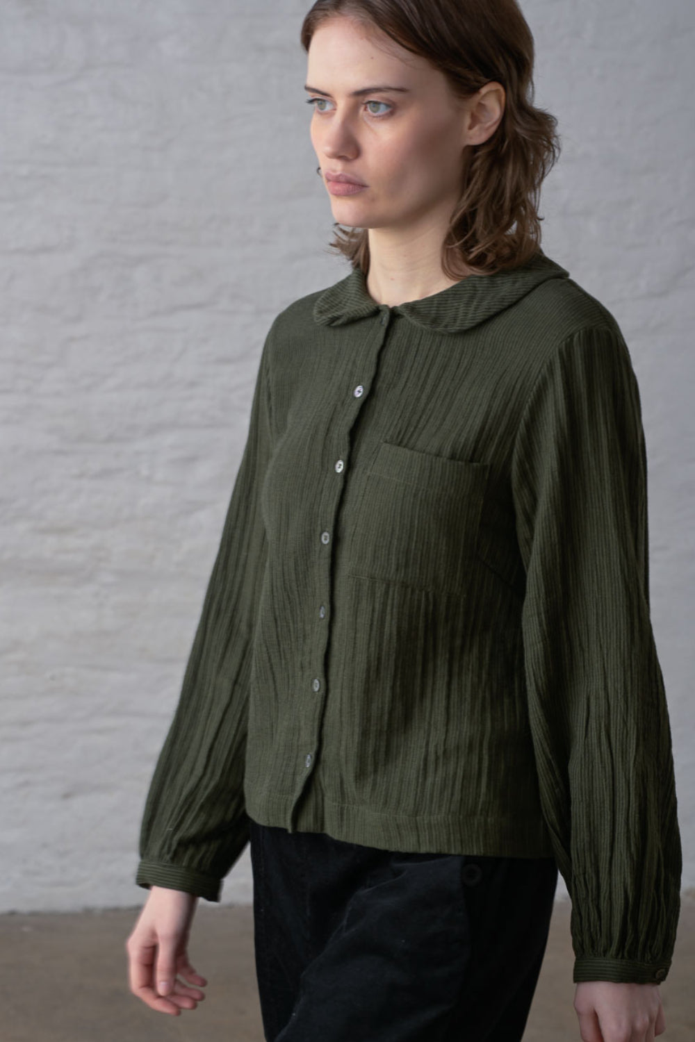 Jolene Pinstripe Casual Shirt