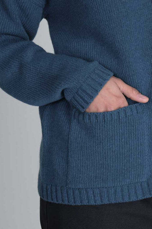 Bibico Kora Oversized Wool Cardigan Peacock 