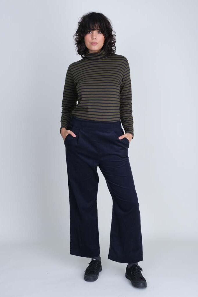 Bibico Classic Sailor Turtle Neck Top Green 