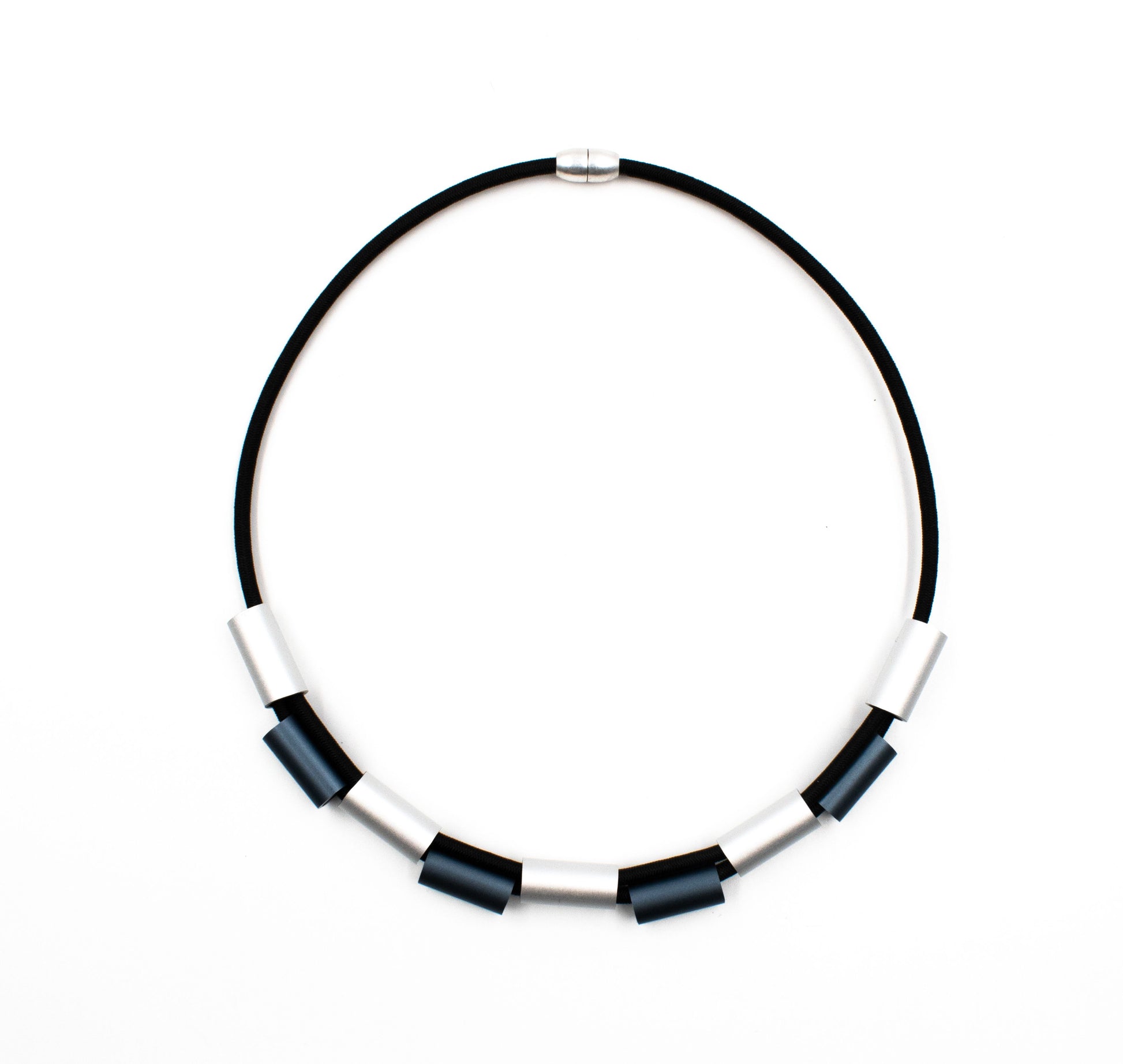 Christina Brampti K2179 Alternating Bead Necklace Blue