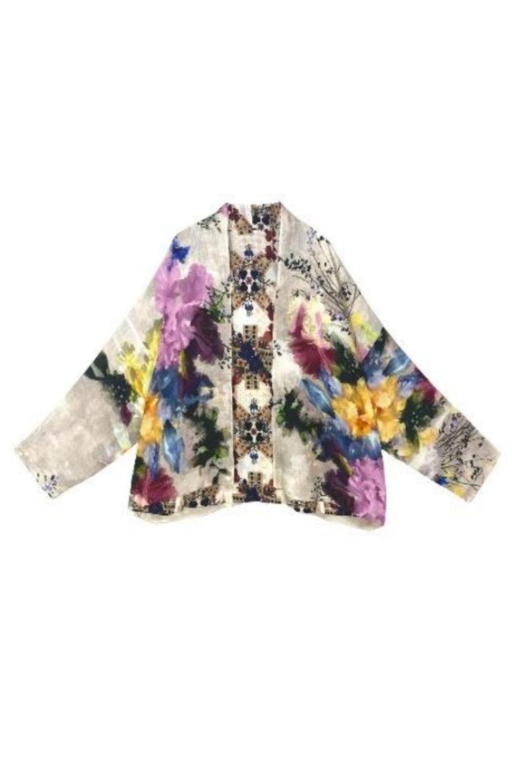 Linen Floral YC202  Reversible Jacket