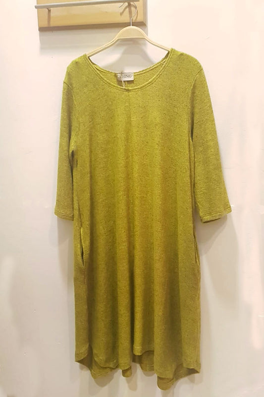 Thing Clothing 6507 Soft Knit Long Jumper Honey